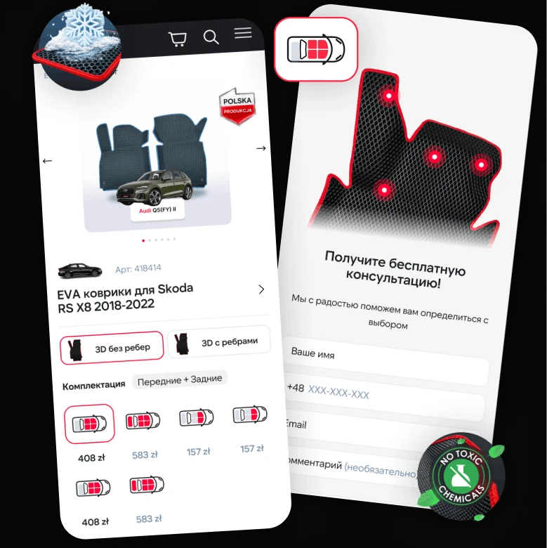 Touch-Optimized Mobile-First Architecture — EVAMATS by DigiWay