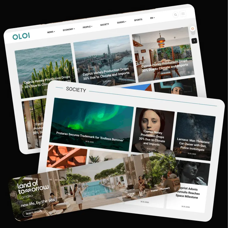 Design System Unification & UI Modernization — OLOI.CY by DigiWay