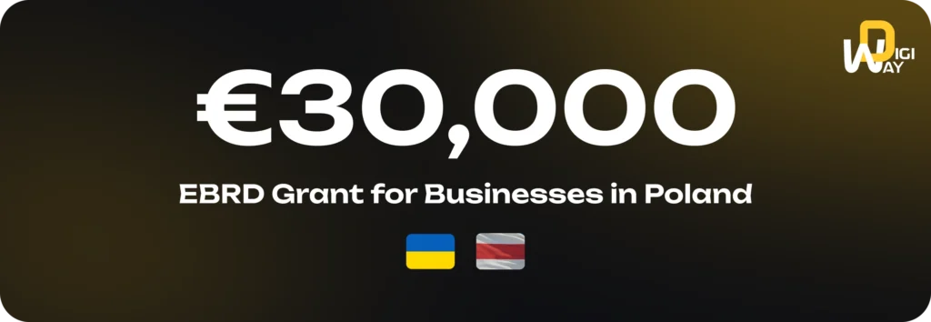 EBRD Grant for Ukrainians and Belarusians in Poland — Up to €30,000 for IT Projects